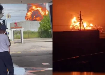 Incendio en terminal petrolera deja 21 heridos