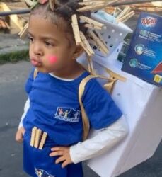 Disfraz de niña se vuelve viral