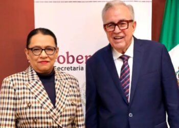 Rosa Icela se encuentra con el gobernador de Sinaloa