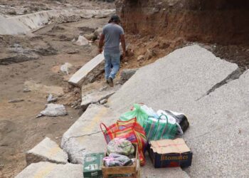 Protección Civil de Guerrero hace corte de daños por John