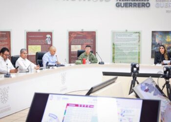 Evelyn Salgado revisa seguridad enfocada a familias de Guerrero