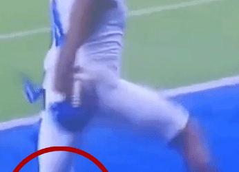 Jugador se rompe la rodilla al festejar