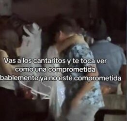 Novia besa a otro en su despedida de soltera