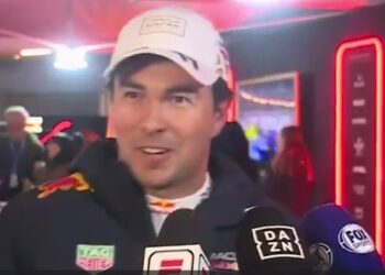 Checo Pérez advierte por el intenso olor a marihuana en el Gran Premio de Las Vegas