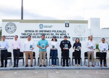 Mayor fortalecimiento de la policía para construir la paz en Solidaridad: Estefanía Mercado