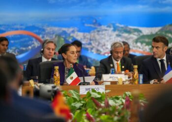 Durante G20, Sheinbaum propone destinar 1% de gasto militar en reforestación