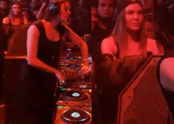 Belinda asiste al concierto de DJ Sara Landry en CDMX