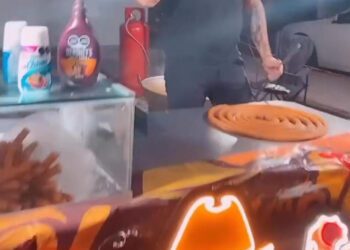 “Lord Churros”, endulza la vista en San Nicolás