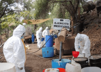 Sedena asegura laboratorio clandestino en Baja California