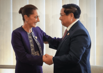 Claudia Sheinbaum se reúne con el primer ministro de Vietnam