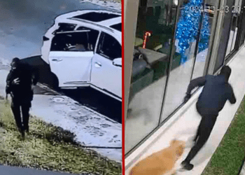 Mujer frustra intento de robo a su casa en Monterrey y todo queda en vídeo