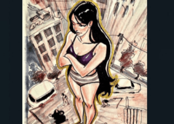 Estudiante iraní se desnuda como protesta y su imagen se viraliza