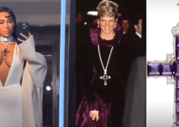 Kim Kardashian presume collar de la princesa Diana