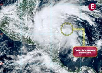Se forma la tormenta ‘Sara’ cerca de Yucatán; ¿afectará a México?