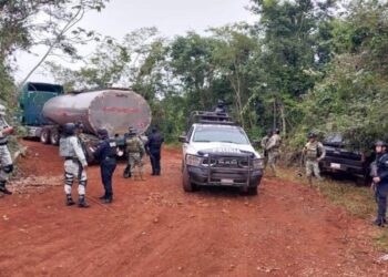 Enfrentamiento en Veracruz entre Policías y huachicoleros