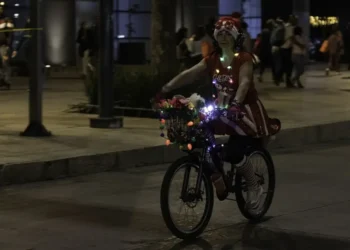 Paseo Nocturno Navideño en Bici en CDMX