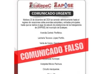 SAPASE alerta sobre información falsa