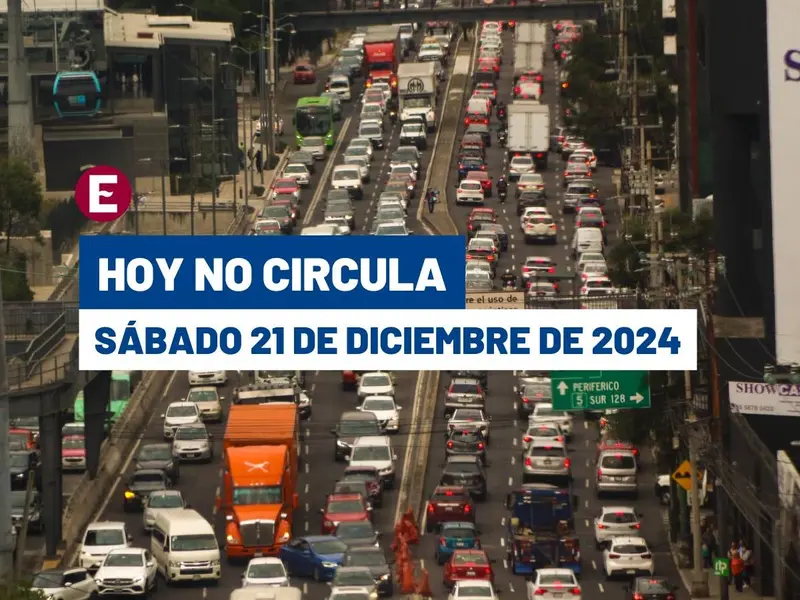 ¡Atención, evita multas! Hoy No Circula en CDMX y Edomex – 21 de diciembre