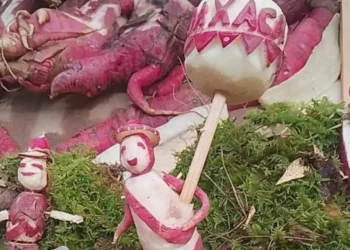 Realizan la tradicional Noche de Rábanos en Oaxaca