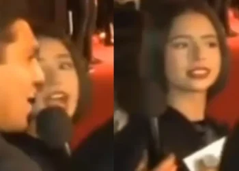 Reportero confunde a Ángela con Majo Aguilar