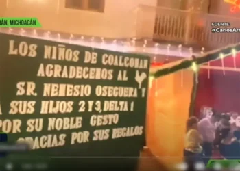 Polémica en Coalcomán por agradecimientos al líder del CJNG, "El Mencho"