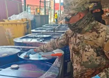 Semar asegura 25 kilos de químicos en Manzanillo