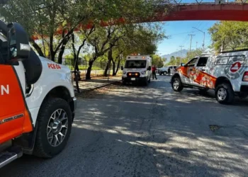 Mujer se avienta de puente peatonal en Nuevo León