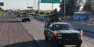 Refuerzan seguridad en Culiacán con la llegada de 300 elementos del Ejército