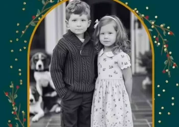 Viral tarjeta navideña con hijos del príncipe Harry creada por IA