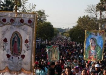 Peregrinos rompen récord de 12.1 millones en Basílica de Guadalupe