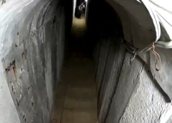 Descubren túnel subterráneo que conecta México con EEUU