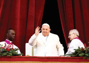 El Papa Francisco pidió paz en la misa de Navidad
