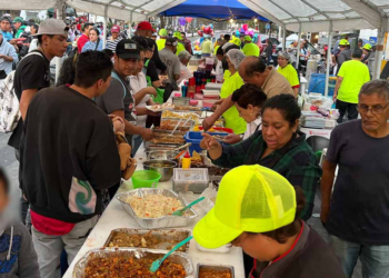 Donan 35 mil tacos a peregrinos que visitan la Basílica de Guadalupe en CDMX