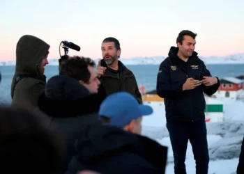 Donald Trump Jr. llega a Groenlandia