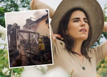 Karla Souza muestra los daños de su casa tras incendio en Los Ángeles