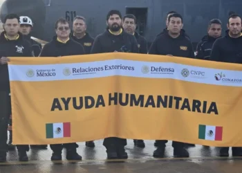 Sale ayuda humanitaria de México hacia Los Ángeles