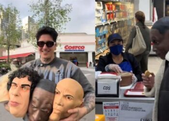 Influencer consigue muestras gratis utilizando máscaras