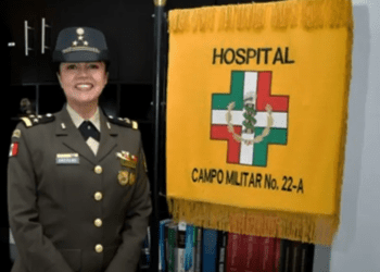 Coronela Aguilar Anguiano protesta como directora de Hospital Militar