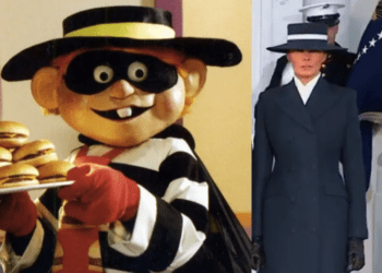 Crean memes de Melania Trump debido a su sombrero en la investidura presidencial