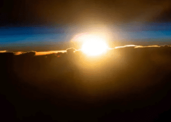 Así se vio el inicio del año 2025 desde el espacio