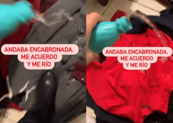 Mujer presume haber echado cloro a la ropa de su pareja por venganza