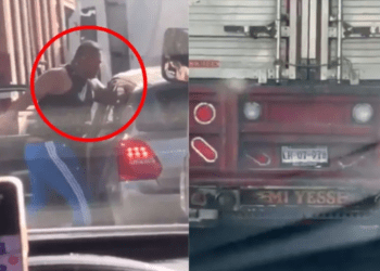 ¿Otro Fofo Márquez? Hombre golpea a un conductor en Periférico, en la CDMX