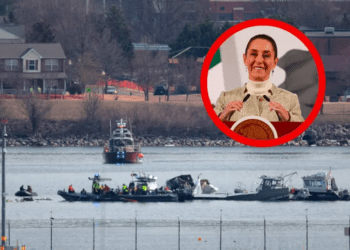 Claudia Sheinbaum lamenta accidente aéreo en Estados Unidos