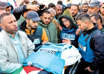 Por guerra en Gaza; año más letal para periodistas
