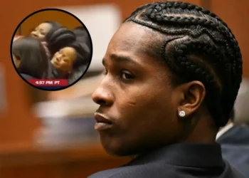 A$AP Rocky abraza a Rihanna tras ser declarado inocente