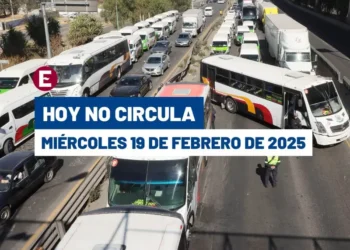 Así funciona el Hoy No Circula este 19 de febrero