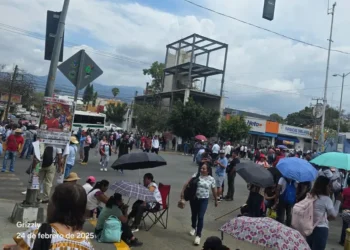Protestas de Profesores de Educación Indígena en Oaxaca