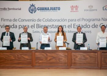 Firman Convenio de Colaboración para el Programa Nacional de Vivienda para el Bienestar en el Estado de Guanajuato