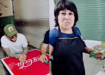 Christian Nodal causa polémica por visitar puesto de Dorilocos