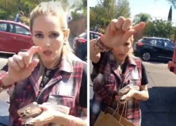 #Lady10Pesos acusa de “ratero” a repartidor de Uber Eats